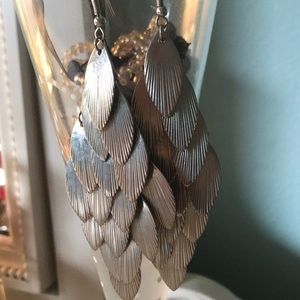 Silver dangly earrings!